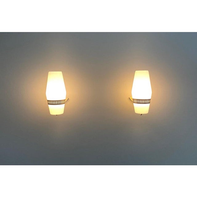 Italian Wall Lights by Stilnovo, 1950, Set of 2 For Sale - Image 9 of 11