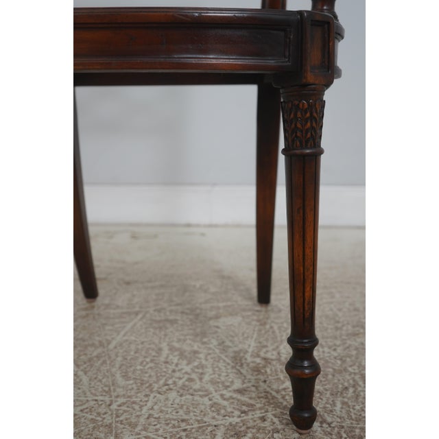 Theodore Alexander Regency Style Cane Seat Arm Chair For Sale - Image 13 of 18