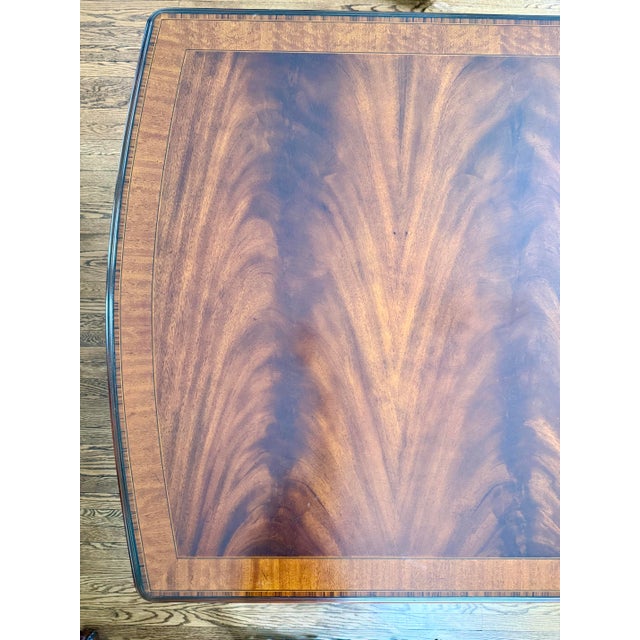 Maitland - Smith 1990s Maitland-Smith Philadelphia Mahogany Dining Table For Sale - Image 4 of 9