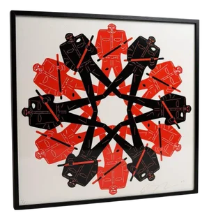 Cleon Petterson, Rule of Law, 2018, Lithograph