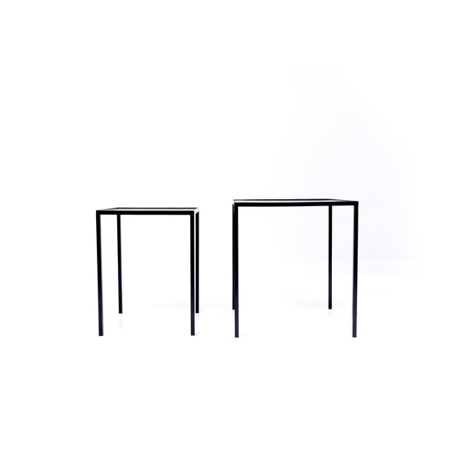 Metal Vintage Side Tables by Floris H. Fiedeldij for Artimeta, 1950s, Set of 2 For Sale - Image 7 of 18