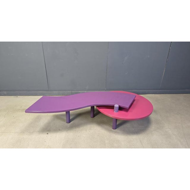 Rotating Burlwood Coffee Table by Maurizio Salvato for Saporiti Italia, 1980s For Sale - Image 14 of 15