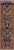 Shabby Chic 1990's Ziegler Blue/Rust Wool Runner Rug- 2'9'' X 12'8'' For Sale - Image 10 of 10