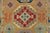 Kazak Runner 2’9” X 9’6” Brown Wool Tribal Hand-Knotted Oriental Rug For Sale - Image 9 of 13