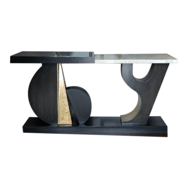 Picasso Credenza – One-of-a-Kind Sculptural Wood Credenza For Sale