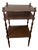 Wooden 3-Tiered Shelf, 1950s For Sale