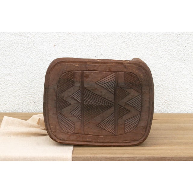 African Carved African Storyteller's Nupe Stool For Sale - Image 3 of 9