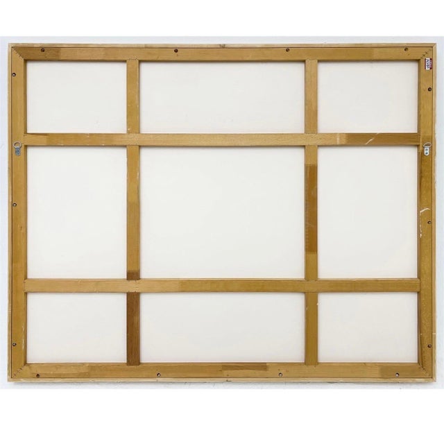 Plastic 1980s Chihung Yang, Large Abstract Expressionist Taiwanese Painting Chihung Yang Chinese Art For Sale - Image 7 of 7