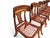 Walnut Klismos Dining Chairs Set of 6 For Sale In San Diego - Image 6 of 6