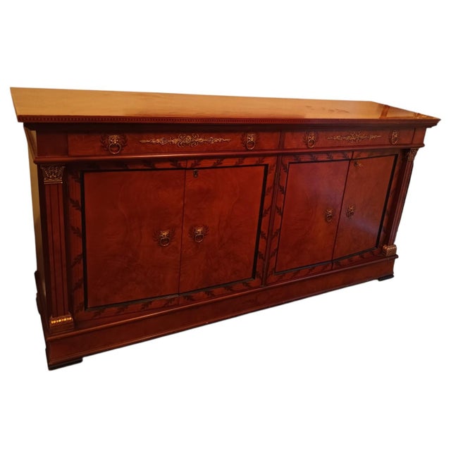 Wood 1930s Louis XVI Buffet Table For Sale - Image 7 of 12