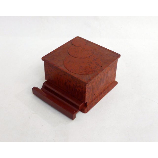 Art Deco Cigarette Dispenser Box in Bakelite 1930s For Sale - Image 10 of 11