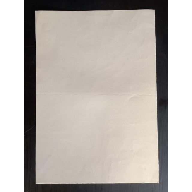 Mario Salmaso, Modern Girls, 1980, Mixed Media on Paper For Sale - Image 4 of 5