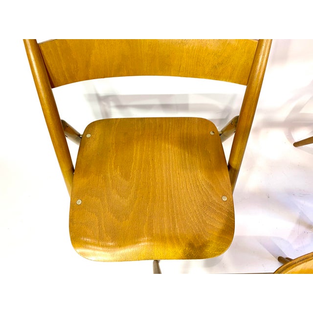 Folding Chairs by Egon Eiermann for Wilde+Spieth, 1970s, Set of 4 For Sale - Image 16 of 18