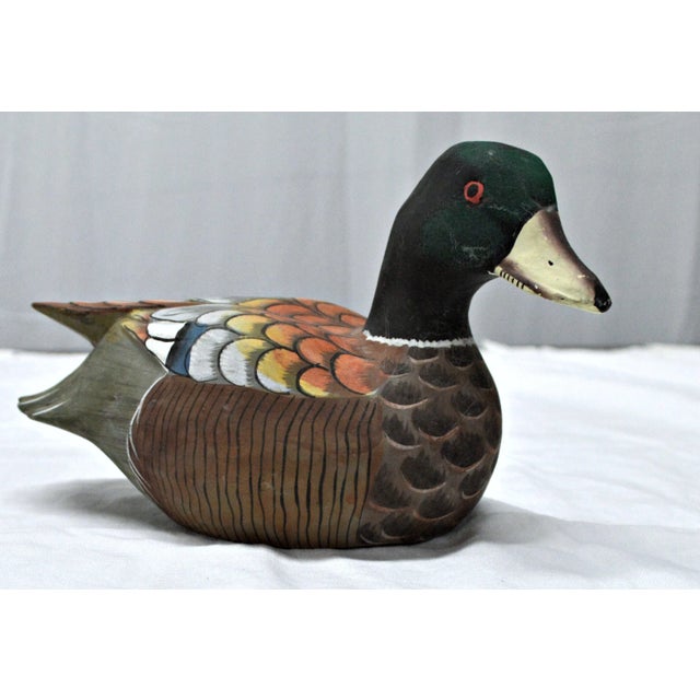 Rustic Indonesian Decoy Duck For Sale - Image 3 of 9
