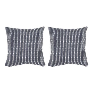 Alexander Indigo 22x22 Pillow, A Pair For Sale