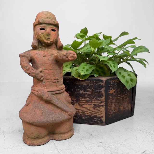Vintage Japanese Terracotta Haniwa Sentry, 1950 For Sale - Image 8 of 13