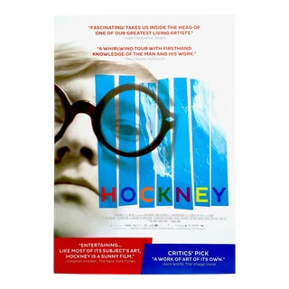 David Hockney Film Original Movie Memorabilia Collector's Large Pop Art Poster For Sale