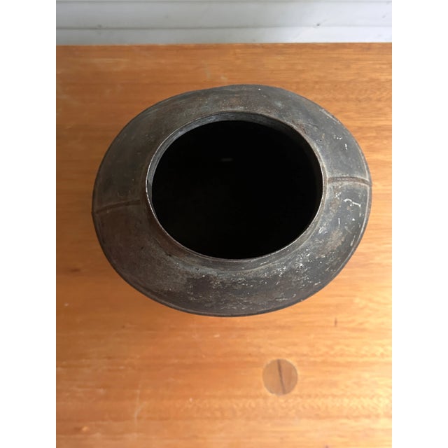 Authentic 19th century tole, tin tea canister, hand painted and decorated for general store use. Obvious age patina only...