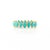 Stackable Turquoise 18k Yellow Gold Eternity Band Ring Size 7 ( All Sizes Available ) For Sale - Image 9 of 11