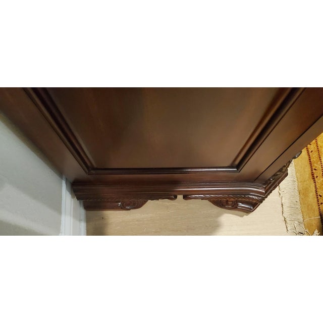 Neiman Marcus Armoire by a.r.t. Furniture in Warm Pomegranate For Sale - Image 12 of 12