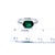 Natural Emerald Diamond Ring 6.5 14k W Gold 2.33 TCW Certified For Sale - Image 9 of 13