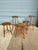 Horace B. Hartshaw Walnut and Birch Stools. Two sizes available, 2 that are 30" tall and 3 that are 22" tall. All stools...