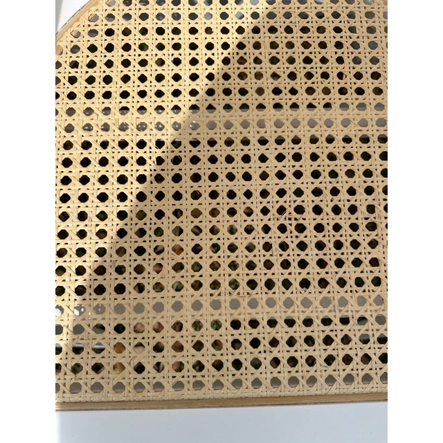 Cane Back Barrel Chairs Set of 4 For Sale In Mobile - Image 6 of 12