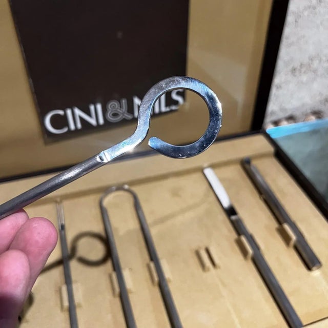 1969 Cini & Nils Italy Studio Opi Milano Barware Set MoMA New York For Sale - Image 4 of 10