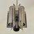 Modernist Curved Chrome Steel Chandelier by Max Sauze, 1970s For Sale - Image 3 of 9
