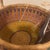 1990s Contemporary African Artisanal Handwoven Wicker & Leather Storage Market Basket For Sale - Image 5 of 10