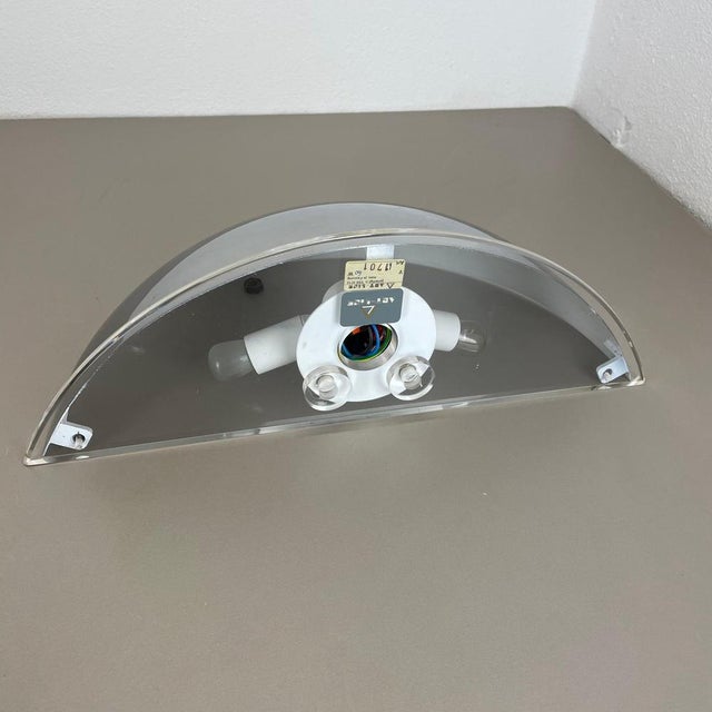 Vintage Wall Light in Metal Acrylic and Glass by Art-Line, Germany, 1980s For Sale - Image 18 of 18