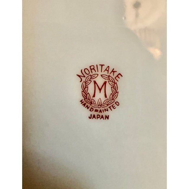 Vintage Noritake M 7 3/4" Bone China Bread Plates N749 Set of 8 ca.1950 For Sale - Image 11 of 11
