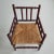 1920s 20th Century Dutch Bobbin Chair with Rush Seat For Sale - Image 5 of 7