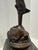 Neoclassical Late 19th Century Large Patinated Bronze Mercury After Giambologna Candelabra Sculpture For Sale - Image 3 of 13