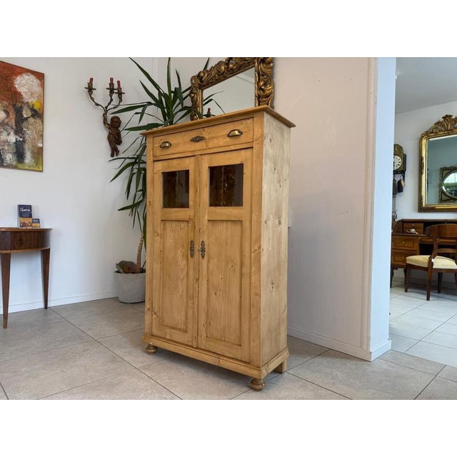 Rustic Vertico Cabinet in Spruce Wood For Sale - Image 14 of 14