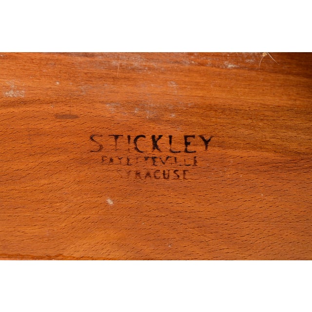Wood Stickley American Colonial Solid Cherry Wood Highboy Dresser | Circa 1950s For Sale - Image 7 of 13