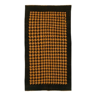 Galerie Shabab Collection Mid-20th Century Moroccan Flatweave Kilim Accent Rug For Sale