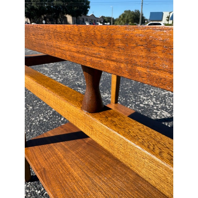 Mid-Century Modern Fully-Refinished Mid Century Lane Tuxedo End Table For Sale - Image 3 of 10