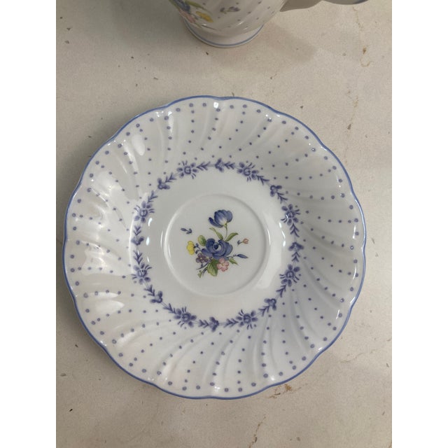 Late 20th Century Nikko Tea Cup and Saucer Made in Japan For Sale - Image 13 of 13