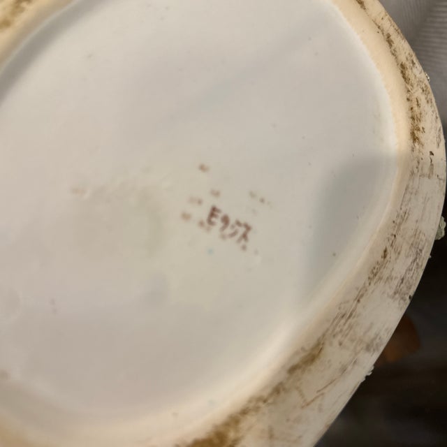 White Italian Majolica Bunny Centerpiece, Pair For Sale - Image 8 of 8