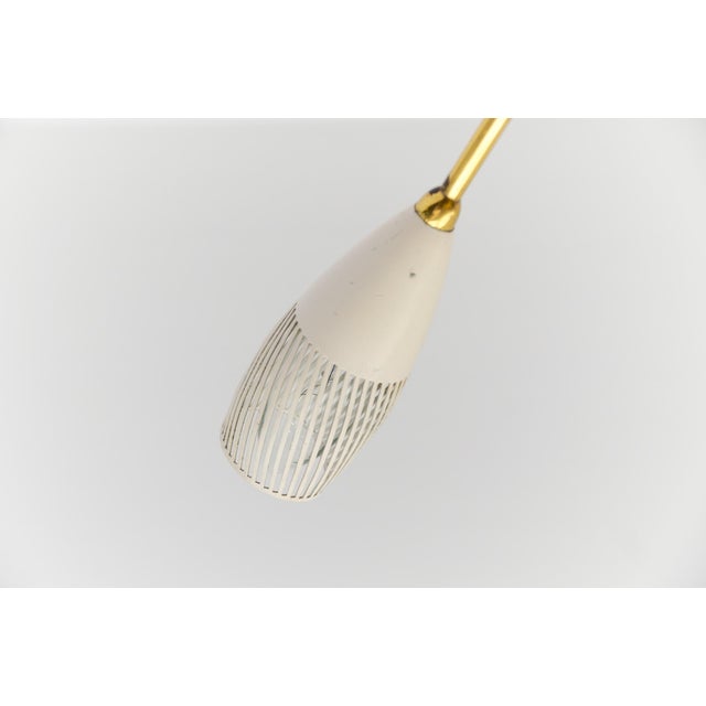 Metal Sputnik Ceiling Lamp in the style of Arteluce, Italy, 1950s For Sale - Image 7 of 18