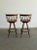 Brass Mid-Century Modern Barstools - Pair For Sale - Image 8 of 15
