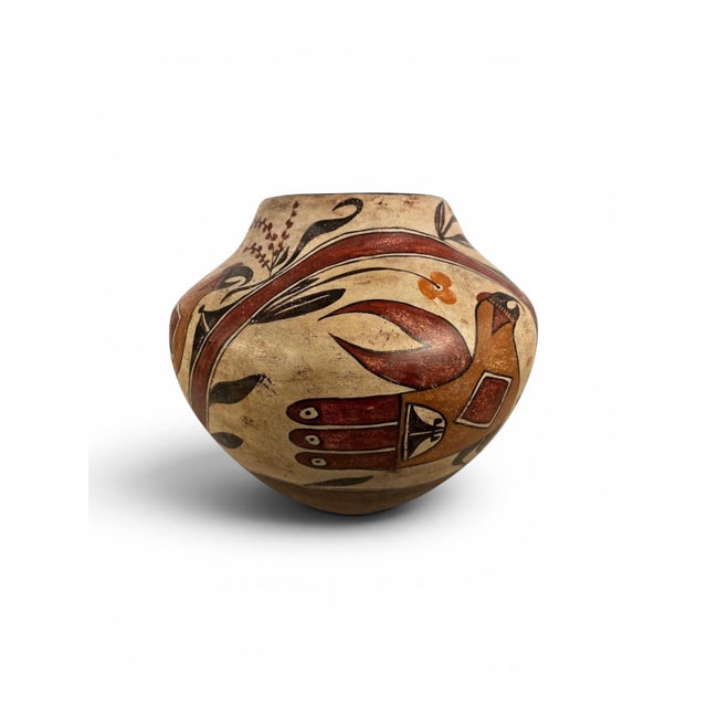 Acoma Polychrome Storage Jar Reproduction For Sale In Dallas - Image 6 of 8