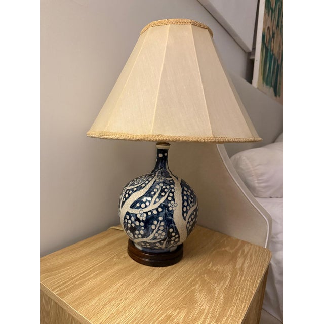 Bring authentic period charm to your space with this striking antique porcelain table lamp. A rare find for collectors,...
