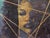 Copper Venus by Lisa Fricker | Oil & Copper On Canvas Panel Portrait of a woman's face with abstract lines For Sale - Image 4 of 5