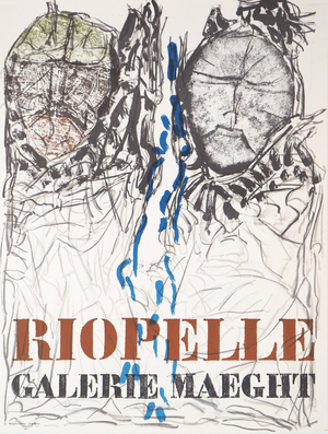Jean-Paul Riopelle, Exposition 1974, Lithograph