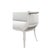 Gustavian (Swedish) Swedish Gustavian Style Painted and Curved Back Settee With Boucle Fabric For Sale - Image 3 of 5