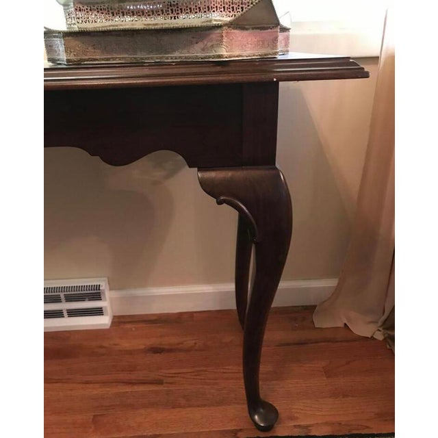 1990s Ethan Allen Cherry Console Table Chairish