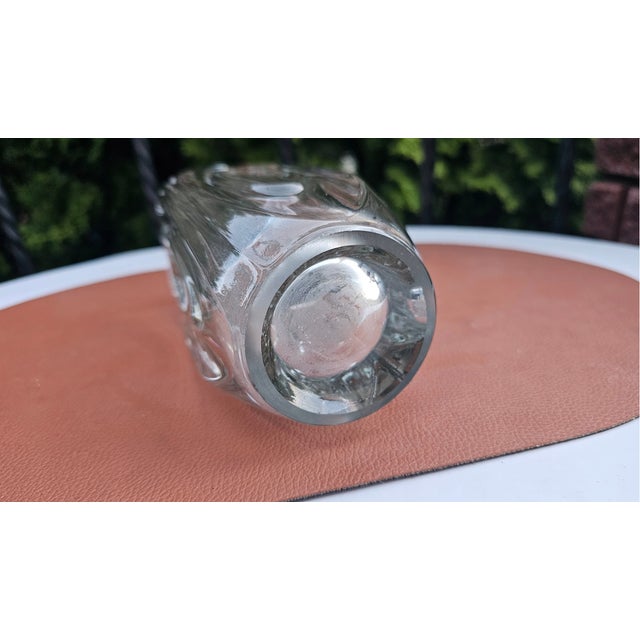 Glass Vase by Rudolf Schrötter for Rosice Glassworks, 1950s For Sale - Image 3 of 7