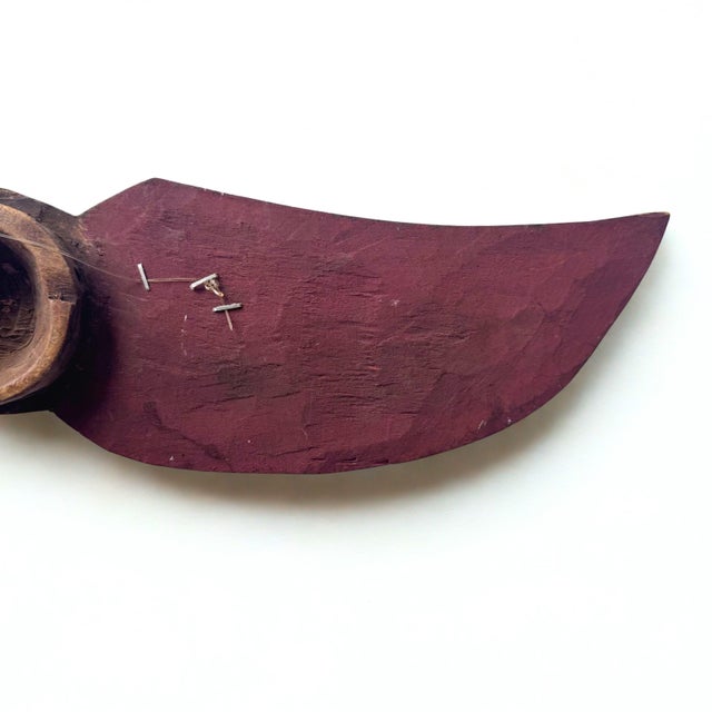 Wood African Bwa Ceremonial Gurunsi Butterfly Hawk Mask For Sale - Image 7 of 8